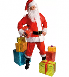 Buy Suit Santa Claus Deluxe (m/l) in Kuwait
